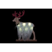 Weihnachtsschmuck DKD Home Decor Polyester MDF Rentier (23 x 5 x 16 cm) (4 Stück)