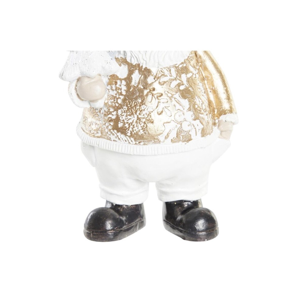 Weihnachtsschmuck DKD Home Decor Gold Harz Weihnachtsmann (8 x 6 x 13,5 cm) (2 Stück)