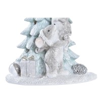 Weihnachtsschmuck DKD Home Decor Mouse Harz (13 x 8,5 x 16 cm) (2 Stück)
