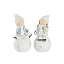 Weihnachtsschmuck DKD Home Decor Kinder Magnesium (21,5 x 20 x 39 cm) (2 Stück)