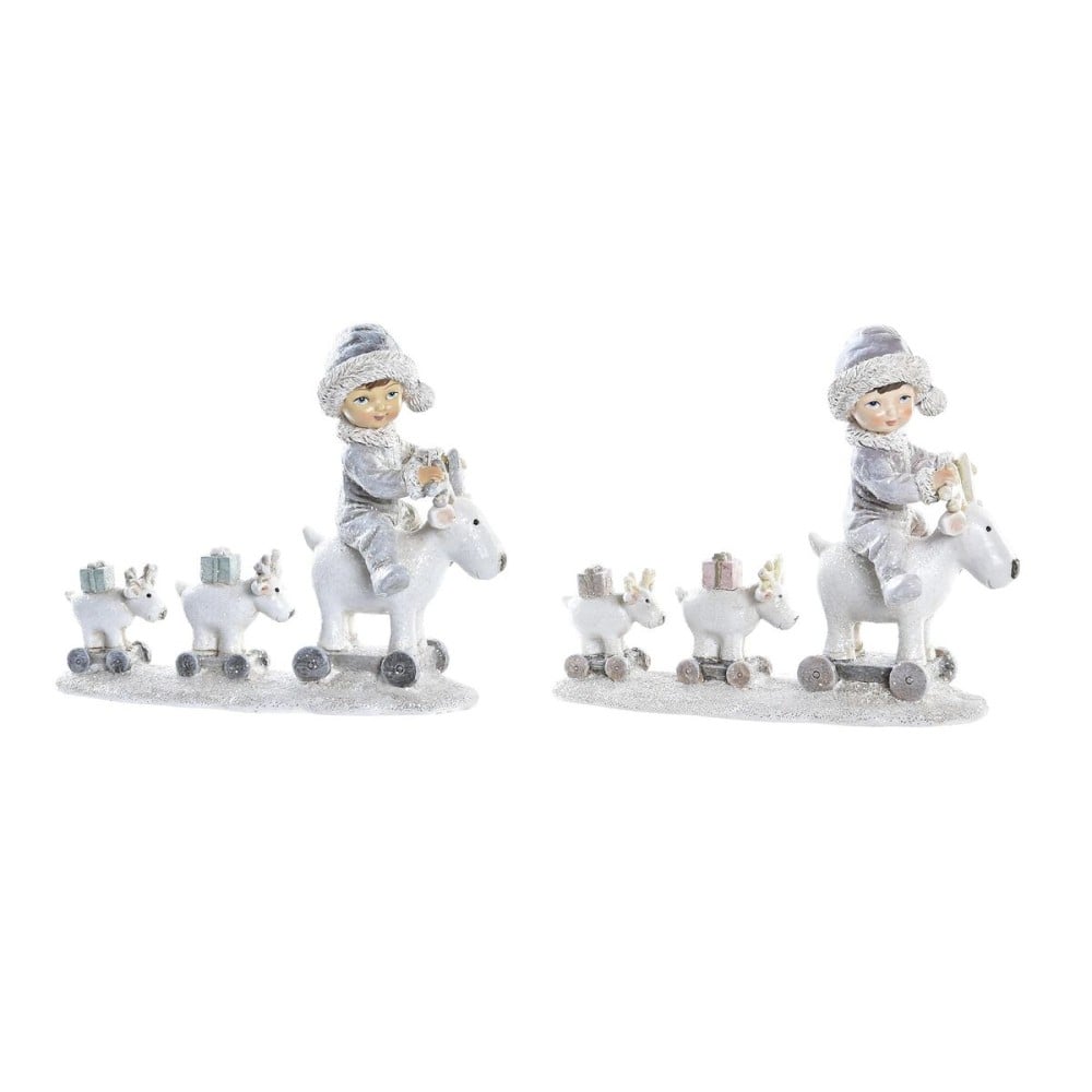 Weihnachtsschmuck DKD Home Decor Harz (17 x 7,5 x 13,5 cm) (2 Stück)
