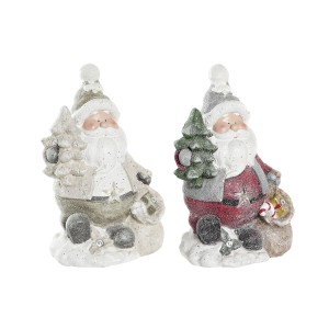 Weihnachtsschmuck DKD Home Decor Weihnachtsmann Magnesium (27 x 20 x 43 cm) (2 Stück)