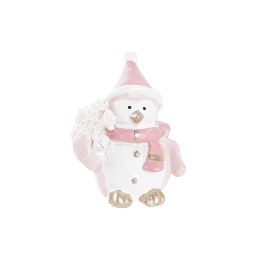 Décorations de Noël DKD Home Decor Résine Bonhomme de Neige (3,5 x 2,5 x 4 cm) (4 Unités)