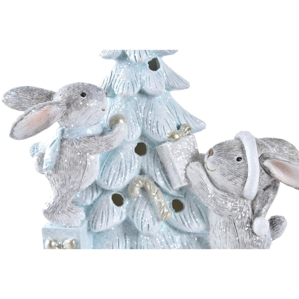 Décorations de Noël DKD Home Decor Arbre Résine (13,5 x 8 x 16 cm) (2 Unités)