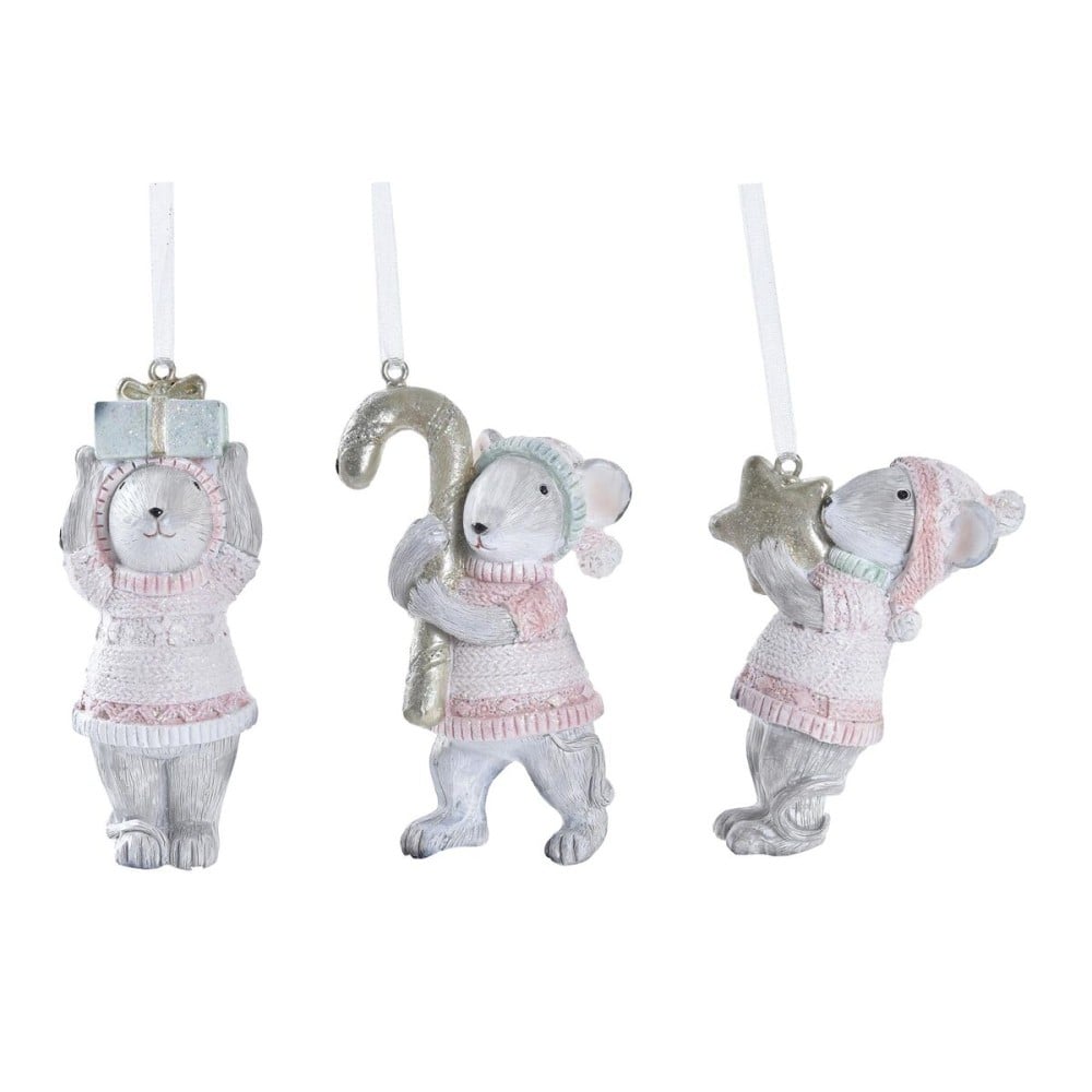 Weihnachtsschmuck DKD Home Decor Harz (5 x 3 x 8,5 cm) (3) (3 Stück)