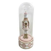 Décorations de Noël DKD Home Decor Verre Résine Casse-Noisette (10 x 10 x 26 cm) (2 Unités)