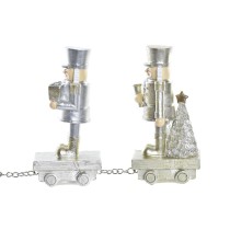 Décorations de Noël DKD Home Decor Résine Train (28 x 5 x 12 cm) (2 Unités)