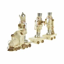 Weihnachtsschmuck DKD Home Decor Silberfarben Gold Harz Eisenbahn (28 x 5 x 12 cm) (2 Stück)