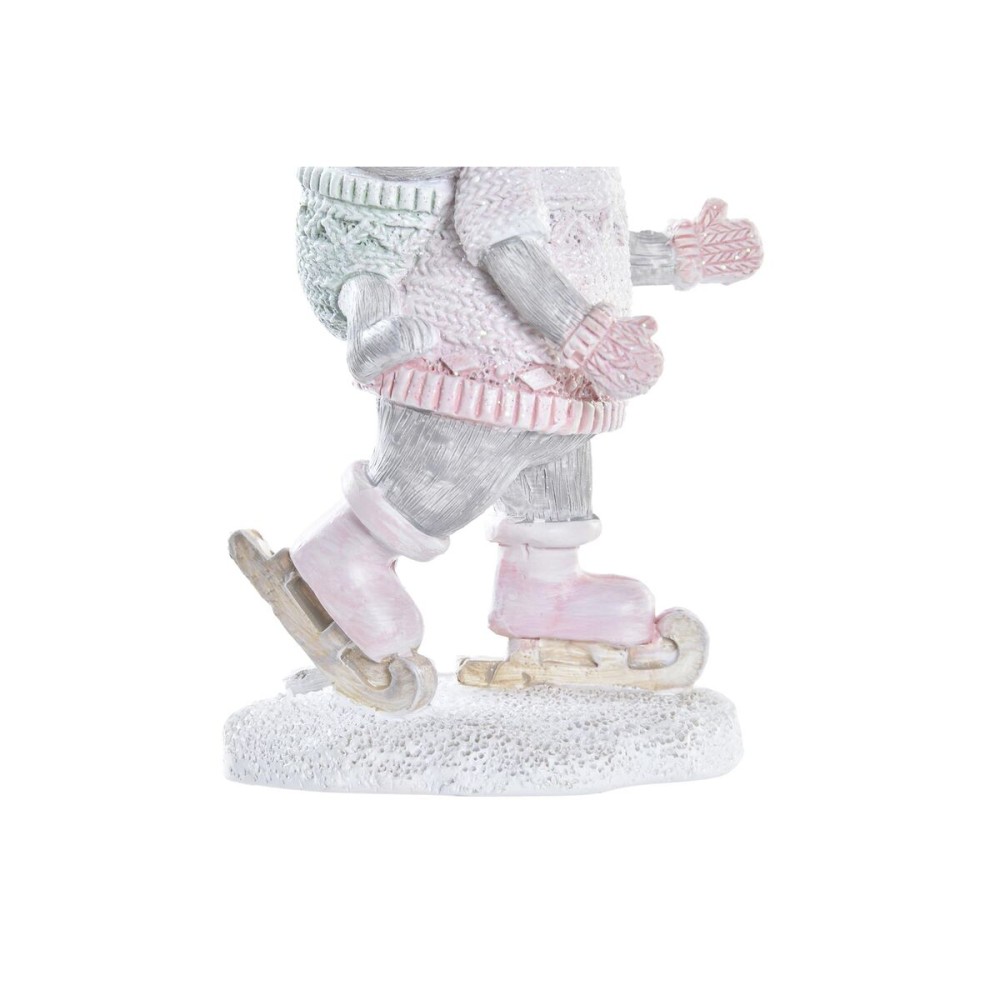 Décorations de Noël DKD Home Decor Souris Résine (7 x 5 x 11 cm)