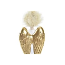 Décorations de Noël DKD Home Decor Résine Ange (7,5 x 5 x 21,5 cm) (2 Unités)