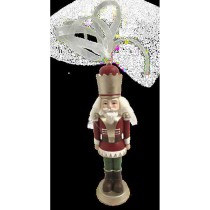 Décorations de Noël DKD Home Decor Résine Casse-Noisette (3 x 3 x 12 cm) (2 Unités)