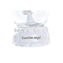 Boule de Neige DKD Home Decor Blanc 6,5 x 6,5 x 8,5 cm (2 Unités)