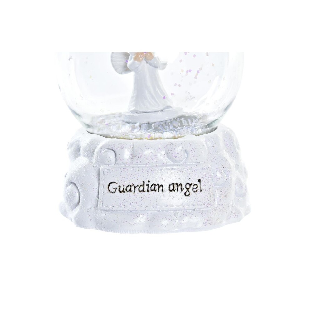 Boule de Neige DKD Home Decor Blanc 6,5 x 6,5 x 8,5 cm (2 Unités)