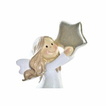 Weihnachtsschmuck DKD Home Decor Harz Engel (6 x 5,5 x 11,5 cm) (2 Stück)