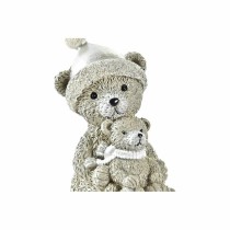 Weihnachtsschmuck DKD Home Decor Rot Silberfarben Gold Braun Harz Bär (10 x 4 x 9,5 cm) (2 Stück)