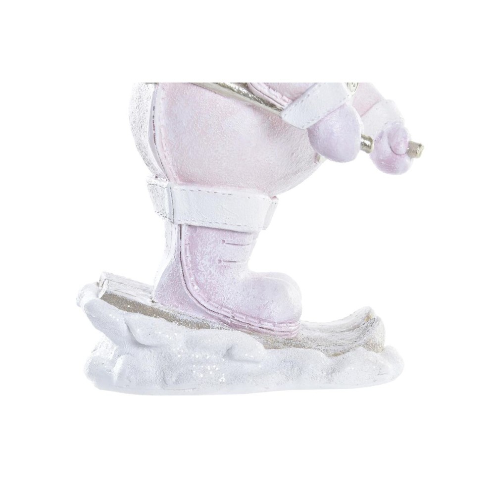 Décorations de Noël DKD Home Decor Résine Bonhomme de Neige (15 x 13,5 x 24,5 cm) (2 Unités)