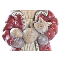 Décorations de Noël DKD Home Decor Polyester Résine Enfants (15 x 12 x 35 cm) (2 Unités)