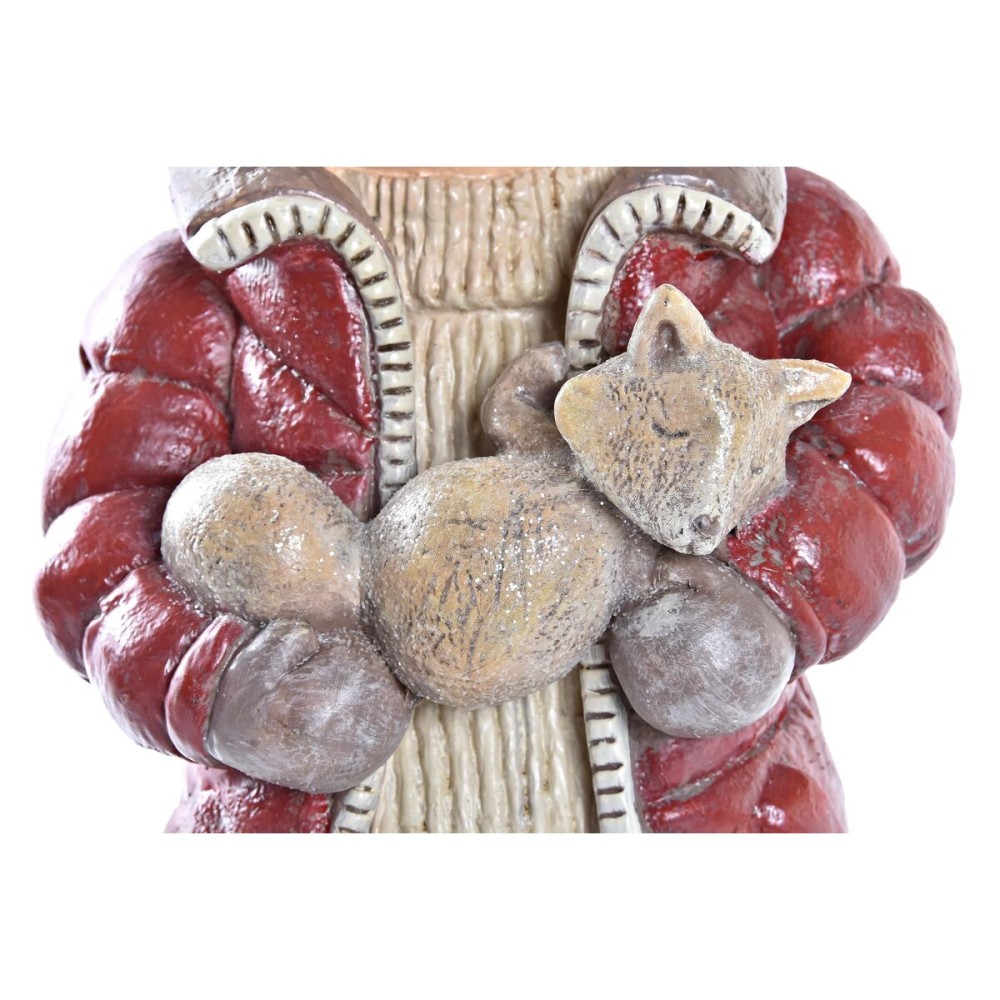 Décorations de Noël DKD Home Decor Polyester Résine Enfants (15 x 12 x 35 cm) (2 Unités)