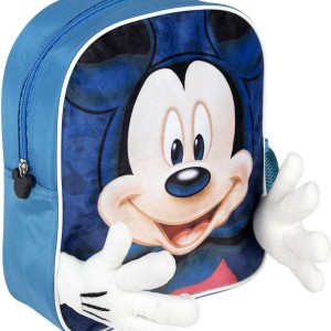 Cartable Mickey Mouse Bleu (25 x 31 x 1 cm)