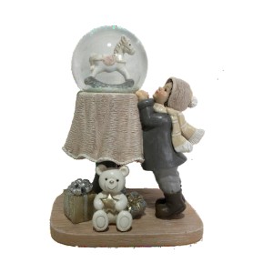 Weihnachtsschmuck DKD Home Decor Harz (12,5 x 9,5 x 16 cm) (2 Stück)