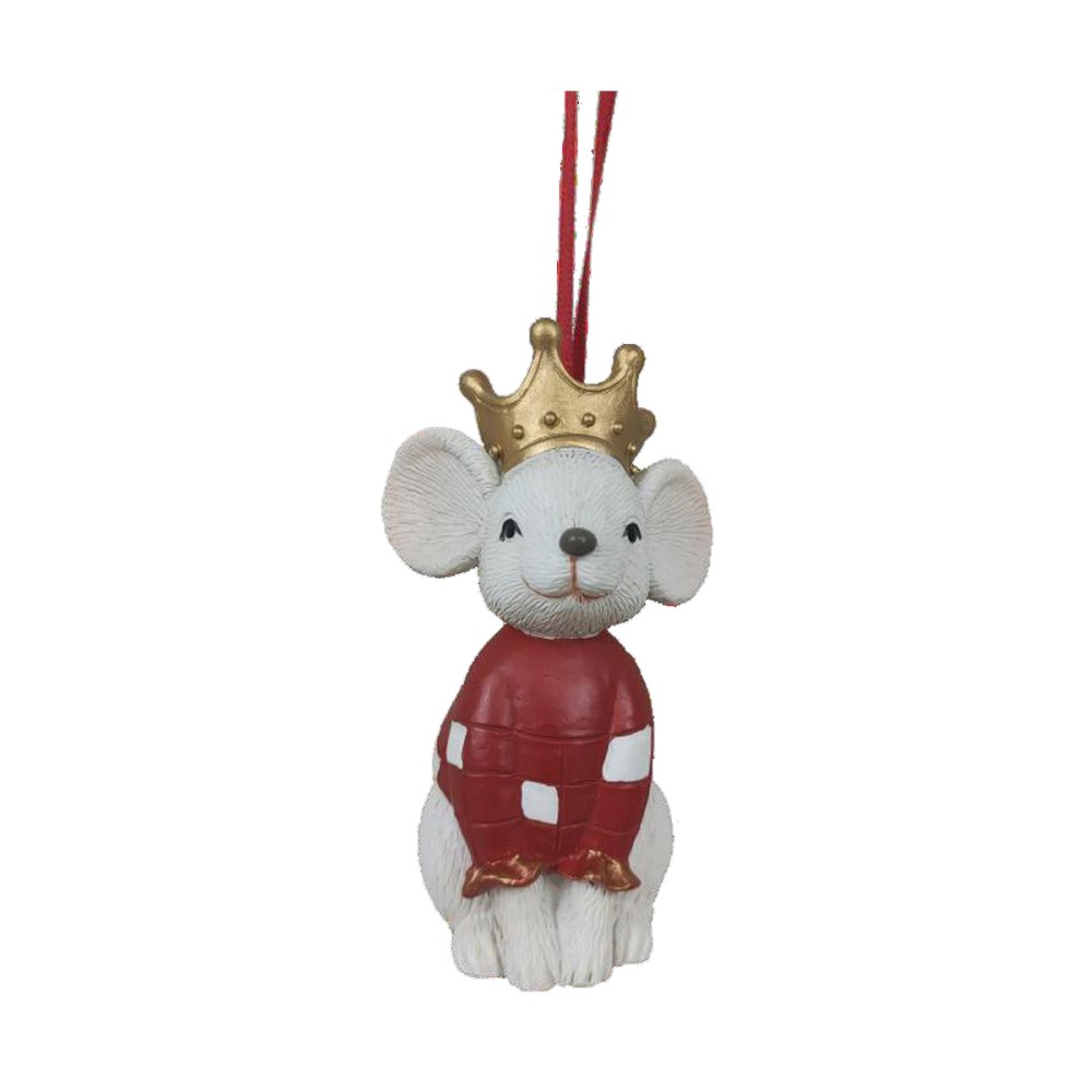 Décorations de Noël DKD Home Decor Résine animaux (4,5 x 4 x 7 cm) (6 Unités)