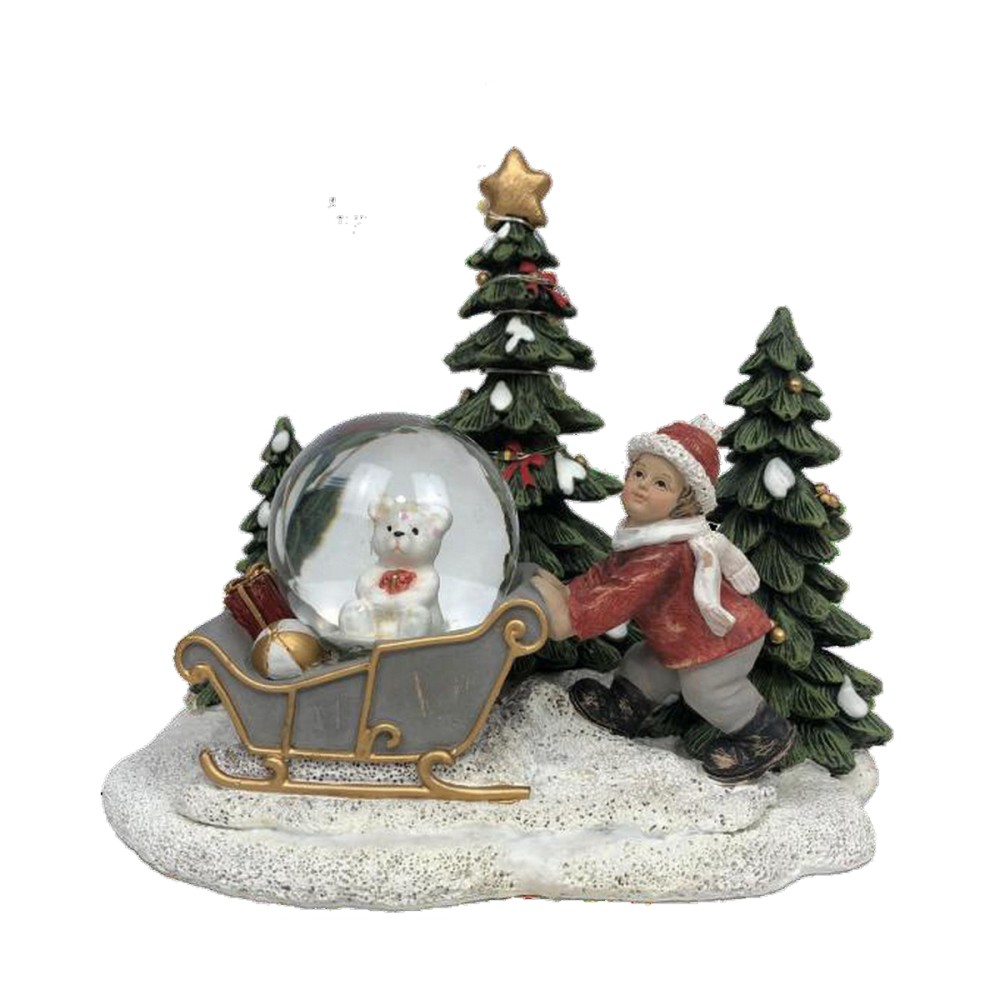 Weihnachtsschmuck DKD Home Decor Harz (16 x 12,5 x 14,5 cm) (2 Stück)