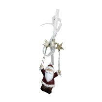 Décorations de Noël DKD Home Decor Résine Père Noël (6,5 x 4 x 13,5 cm) (6 Unités)