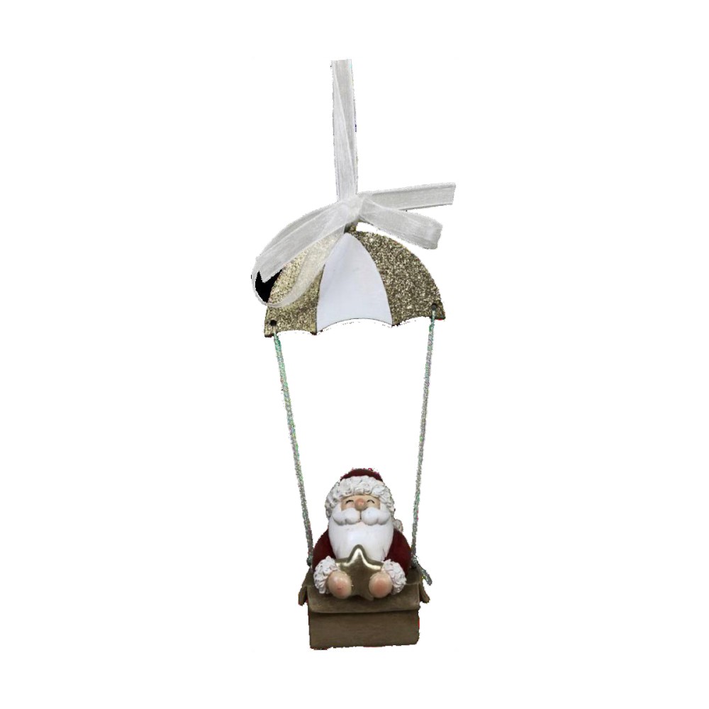 Décorations de Noël DKD Home Decor Résine Père Noël (6,5 x 4 x 13,5 cm) (6 Unités)