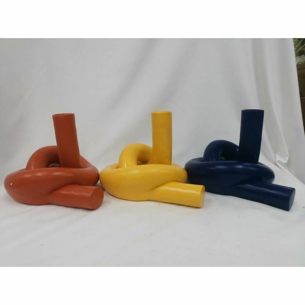 Vase DKD Home Decor Harz (20,5 x 16 x 15 cm) (3 Stück)