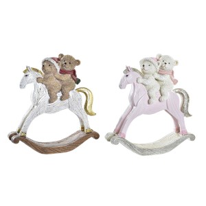 Weihnachtsschmuck DKD Home Decor Harz (14 x 4,5 x 15 cm) (2 Stück)