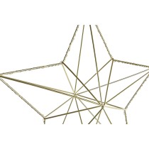 Weihnachtsschmuck DKD Home Decor Silberfarben Gold Metall Stern (2 Stück) (30 x 11 x 30 cm)