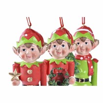 Christmas bauble DKD Home Decor Resin Elf (5 x 4 x 14 cm) (3 Units)