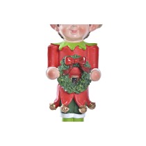 Weihnachtsschmuck DKD Home Decor Harz Elf (5 x 4 x 14 cm) (3 Stück)