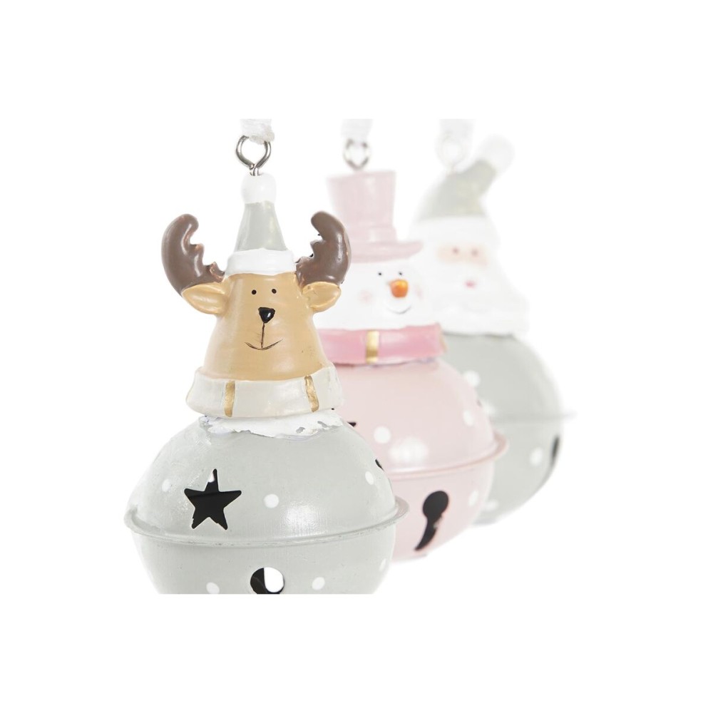 Christmas bauble DKD Home Decor Metal Resin (5 x 5 x 9 cm) (6 Units)