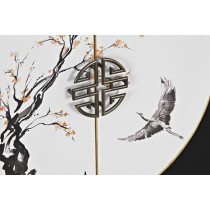 Chest of drawers DKD Home Decor Black Golden Fir MDF Wood Oriental 63 x 28 x 101 cm