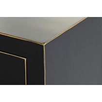 Chest of drawers DKD Home Decor Black Golden Fir MDF Wood Oriental 63 x 28 x 101 cm