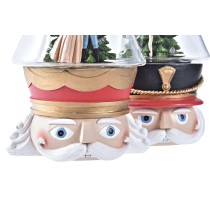 Leuchtende Dekoration DKD Home Decor Weihnachten Rot Weiß (15 x 13,5 x 24 cm) (2 Stück)