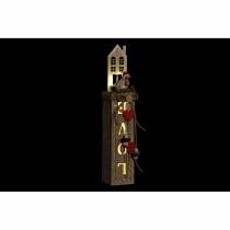Décoration lumineuse DKD Home Decor Noël Naturel (6,5 x 7,5 x 36 cm) (2 Unités)