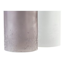 Leuchtende Dekoration DKD Home Decor Weihnachten Braun Weiß (11 x 11 x 25 cm) (2 Stück)