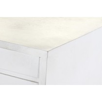 Sideboard DKD Home Decor White Brass Mango wood 157 x 43 x 84 cm 153 x 43 x 84 cm Rhombus