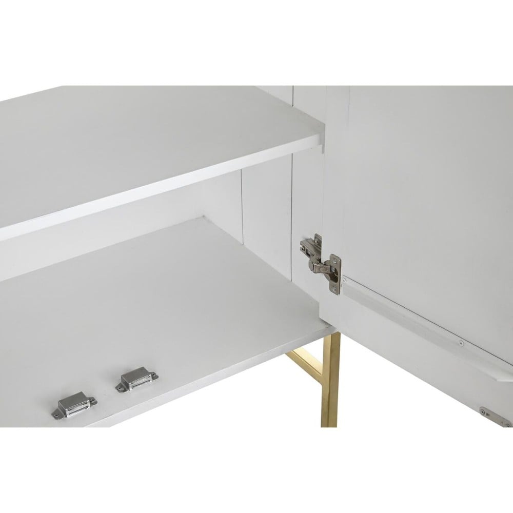 Anrichte DKD Home Decor Weiß Messing Mango-Holz 157 x 43 x 84 cm 153 x 43 x 84 cm Rhombusse