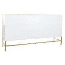 Buffet DKD Home Decor Blanc Laiton Bois de manguier 157 x 43 x 84 cm 153 x 43 x 84 cm Losanges