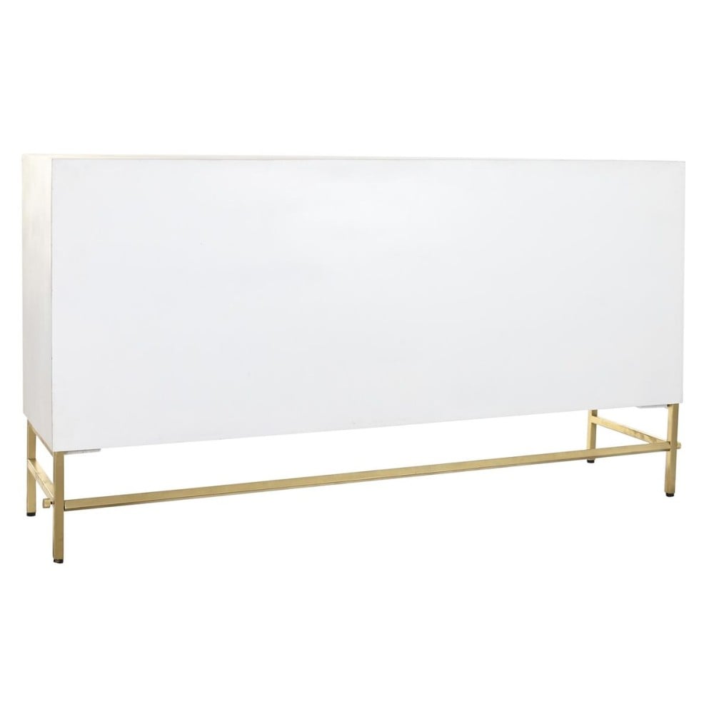 Anrichte DKD Home Decor Weiß Messing Mango-Holz 157 x 43 x 84 cm 153 x 43 x 84 cm Rhombusse