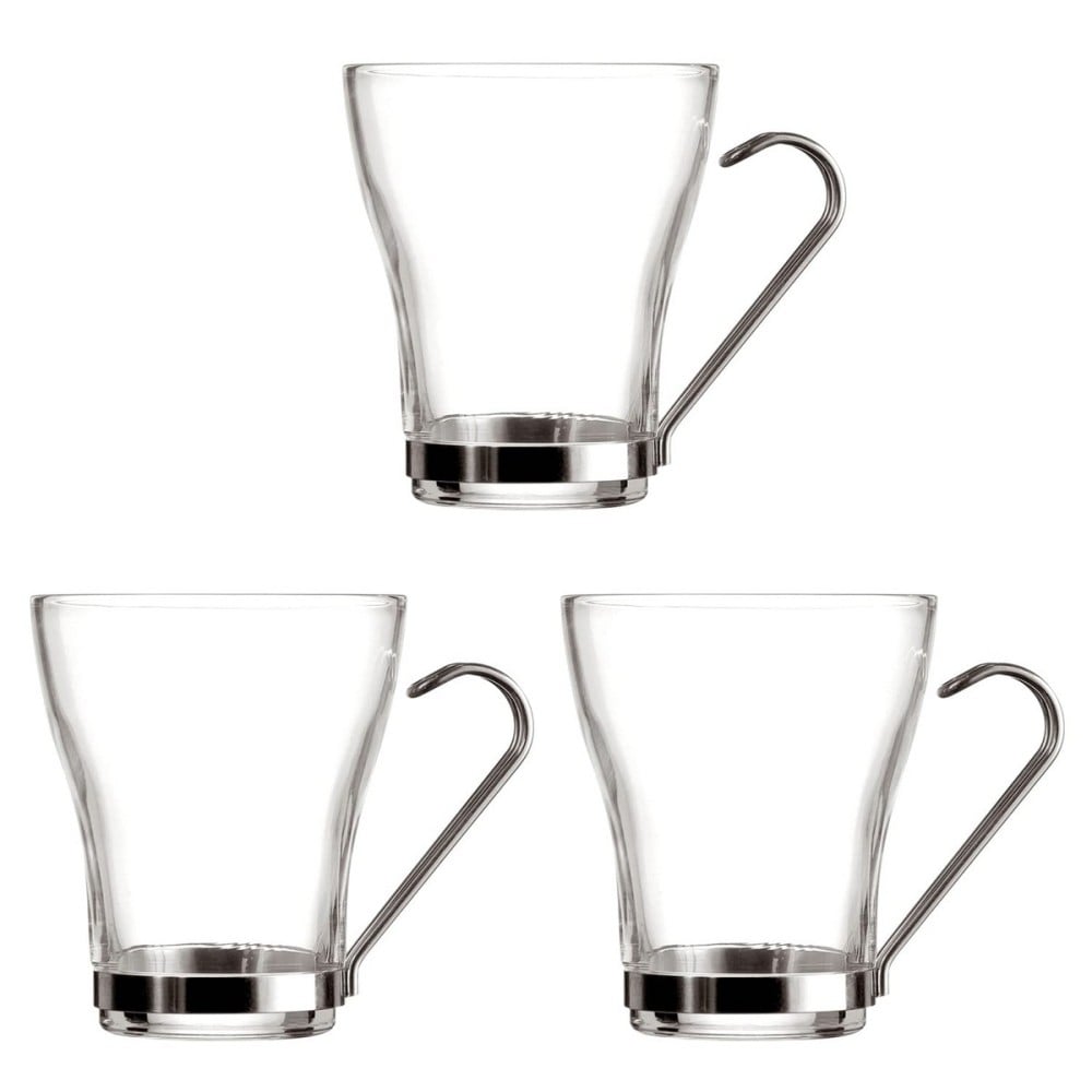 Tea and coffee cup Quid Supreme Transparent 250 ml 3 Pieces