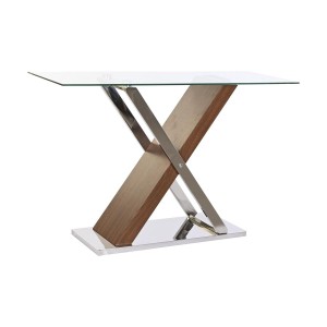 Eingangsbereich DKD Home Decor Durchsichtig Silberfarben Dunkelbraun 120 x 40 x 75 cm
