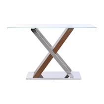 Hall DKD Home Decor Transparent Silver Dark brown 120 x 40 x 75 cm