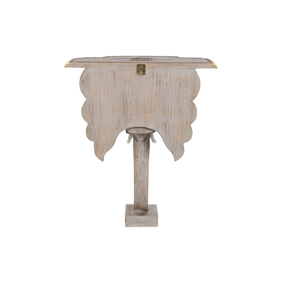Eingangsbereich DKD Home Decor Weiß Grau Gold 80 x 30 x 96 cm Elefant