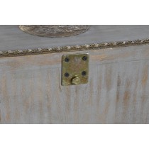 Hall DKD Home Decor White Grey Golden 80 x 30 x 96 cm Elephant