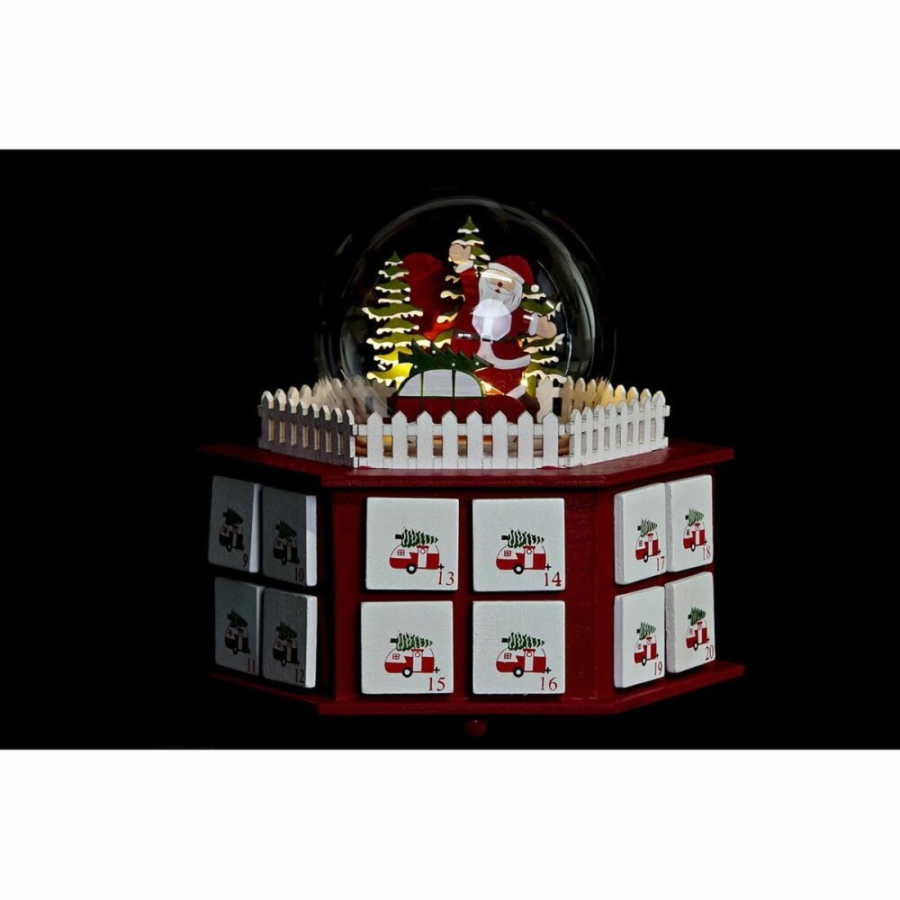 Calendrier de l’Avent DKD Home Decor Bois (22 x 19 x 20 cm) (2 Unités)