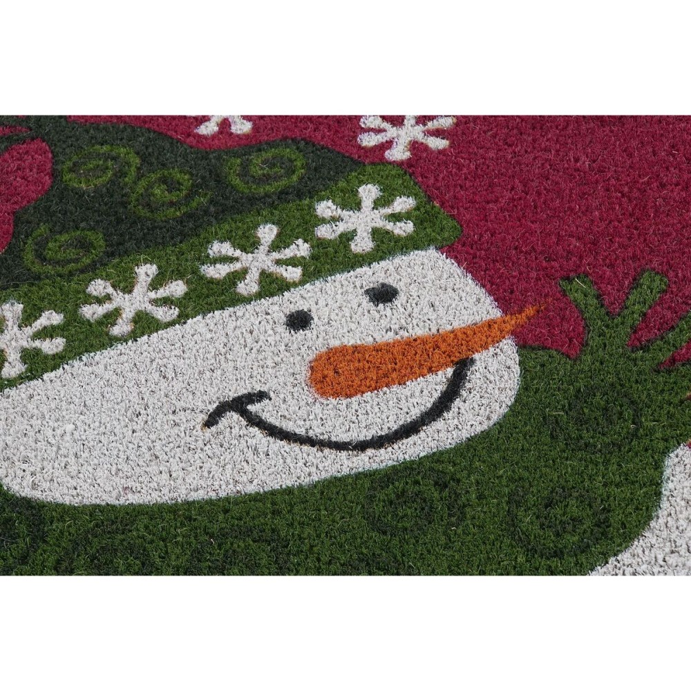 Paillasson DKD Home Decor Noël PVC Fibres de coco (60 x 40 x 1,5 cm) (2 Unités)